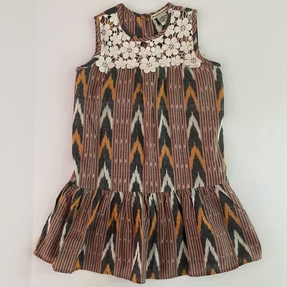 Anthem Of The Ants Embroidered Aztec Dress